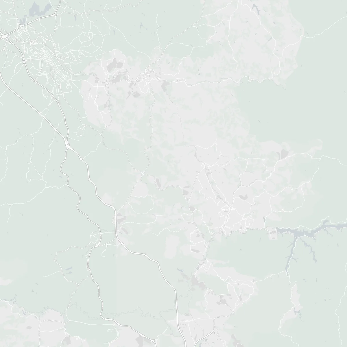 Mapa da região de Franco da Rocha com a localização da Surreal Dogs